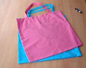 Tote pink Peep Peep