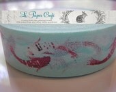 KOI SWIMMING Washi Tape - Decorative Pattern Masking Tape - 15mm x 15m