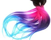 Brown to Any Color -14 inch long/ ombre hair/ human hair extensions/ clip-in hair wefts/ FULL SET/ hair extensions
