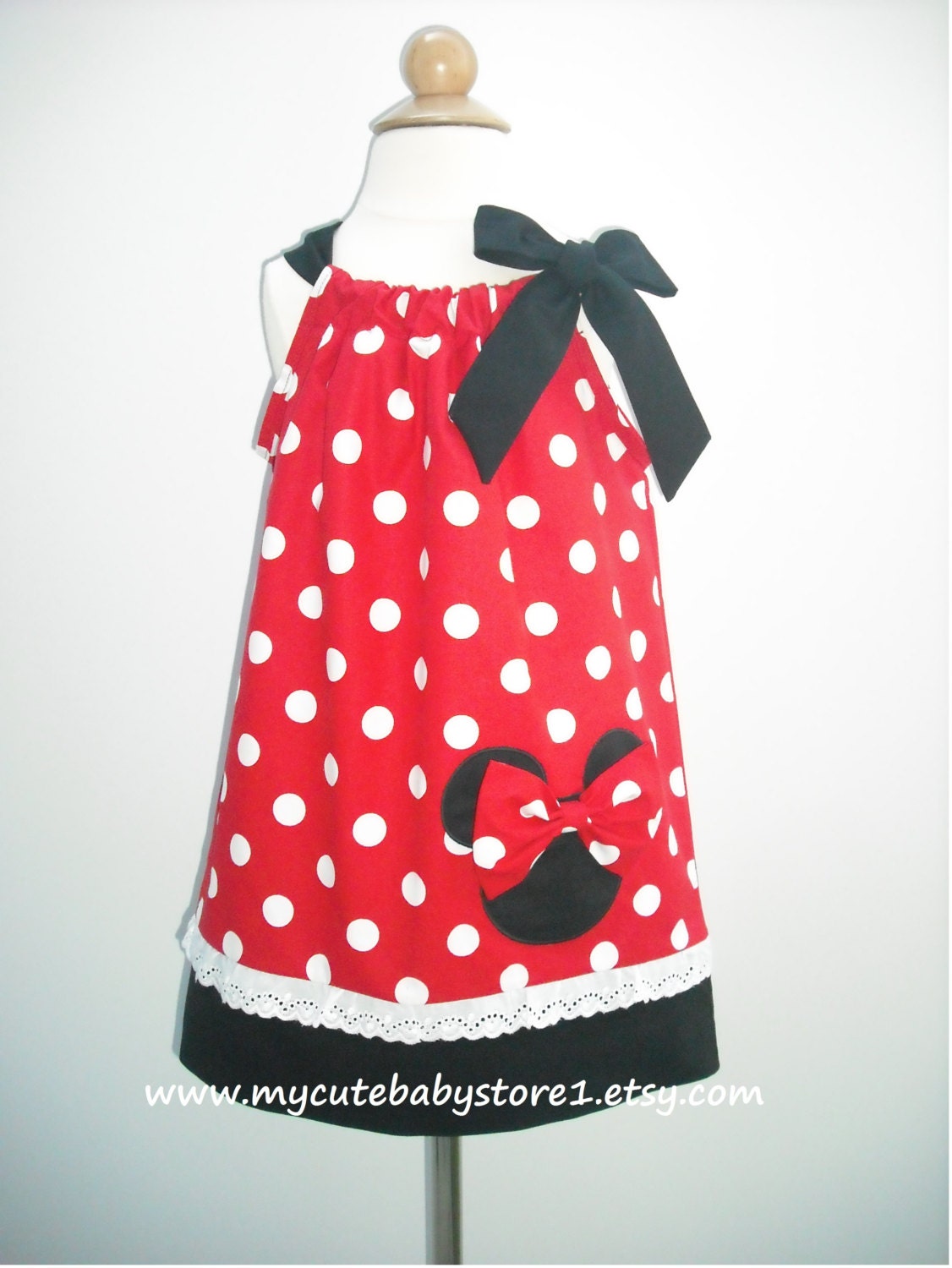 Red Minnie Mouse Pillowcase Dress