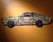 1965 Mustang License Plate Art