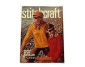 Original Pattern Magazine 1960s Stitchcraft Knit Crochet CrossStitch UK
