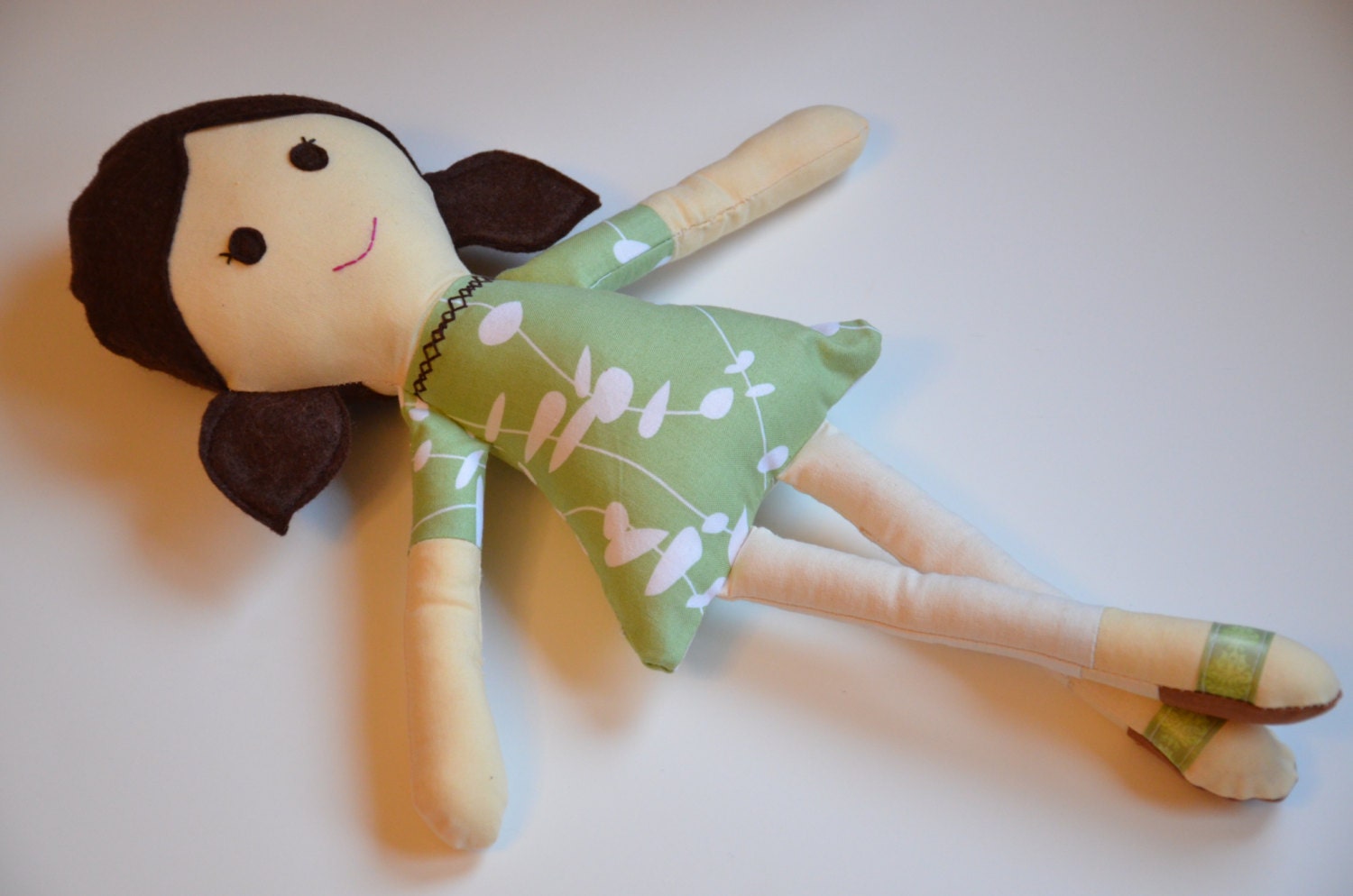 Custom Cloth Doll - Rag Doll Natural Girl- Waldorf Inspired