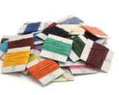25m of Crawford's waxed 4-ply Linen Thread, You pick 5 Colors