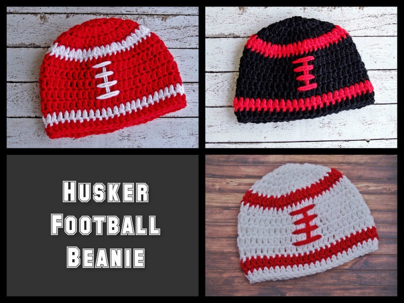 CHILD/ADULT - Husker Football Beanie