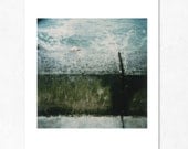 Original Photographic Art Print. Handmade by Printerella London. Swim to me A4 Original Manipulated Polaroid Art Print