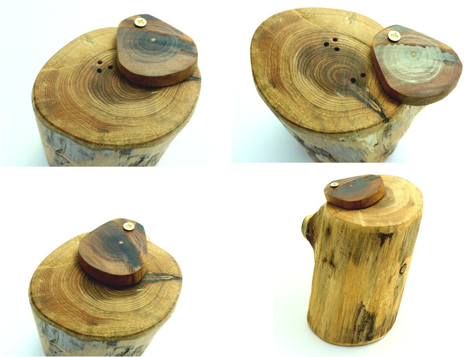 Combo Wood Shaker set- Salt and Pepper shaker- Reclaimed Wood - Cedar Tree Branches