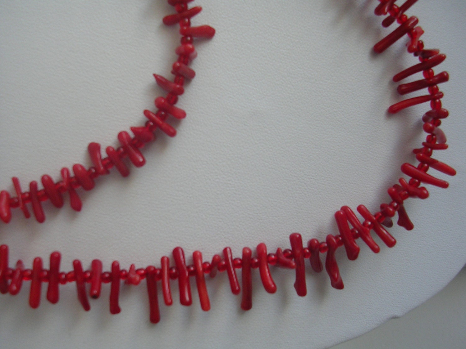 Boho Necklace Red Coral, Fashion Jewelry Woman, Handmade, Beautiful,  Original Design and Handmade by JannasCraft at Etsy.