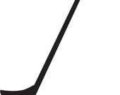 hockey stick nail art decal set of 25