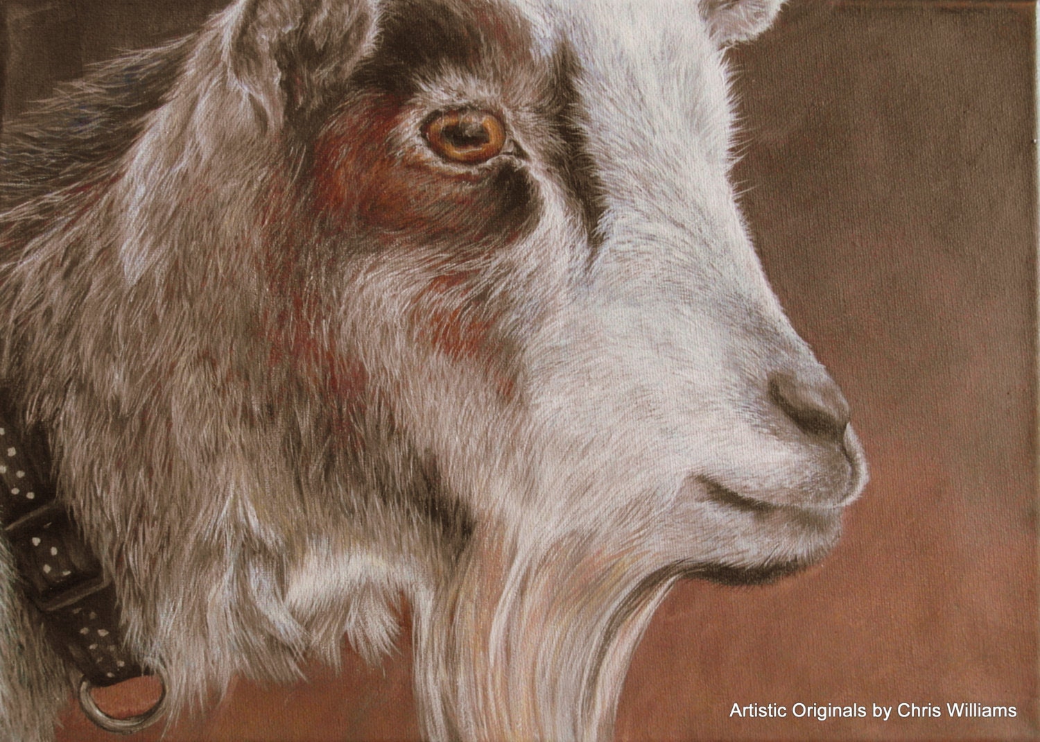 Commission a custom pet portrait - Large acrylic on canvas