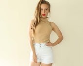 90s High Waisted Light Wash Jeans Waist // 4 // Soft Grunge