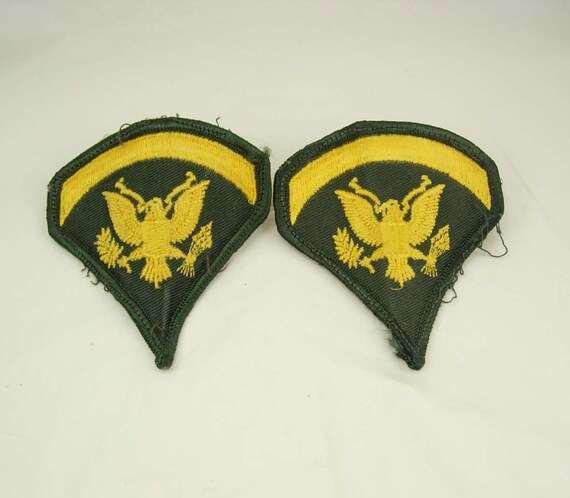 Vintage Specialist Rank Patch Destash E5 US By NeatstuffAntiques