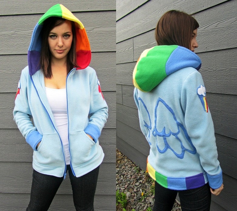 Dash -- Handmade Anti-Pill Fleece Hoodie / Sweatshirt