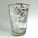 Vintage large crystal glass vase, sterling overlay floral spray ice bucket wine cooler holiday wedding party entertaining tabletop, c 1950