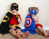 Captain America Super Hero Costume Set / Halloween / Dress Up