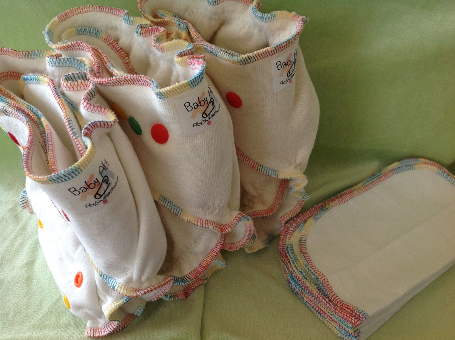 Organic Cloth Diaper Starter Kit Fitted