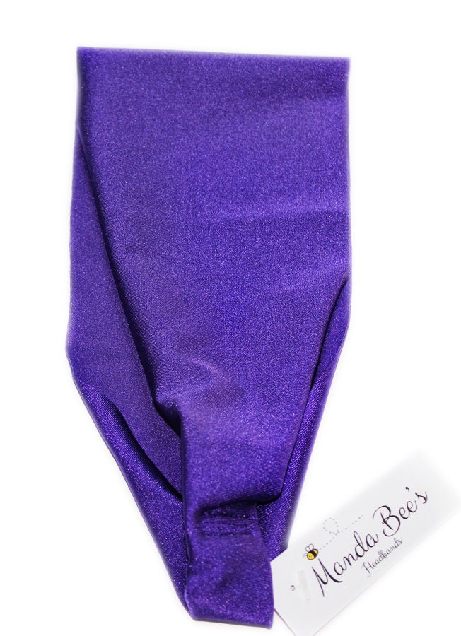 Manda Bee's Luscious Yoga Headband in Hydrangea Purple
