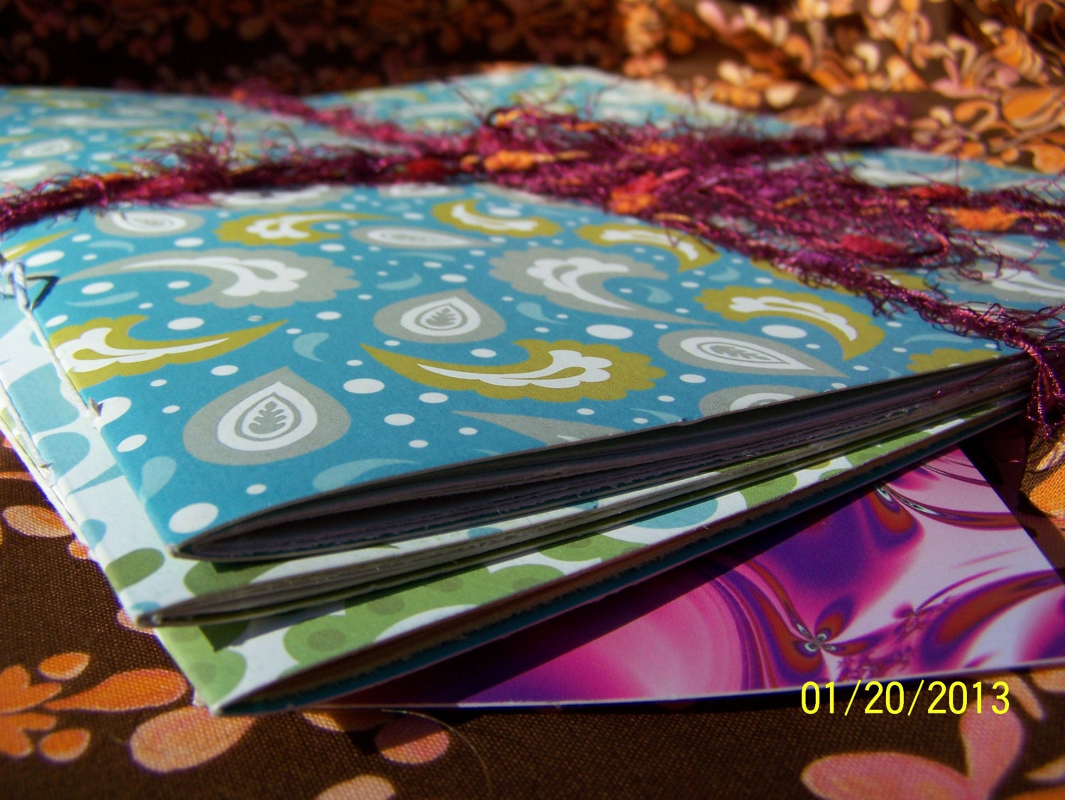 Set of 3 File Folder Notebooks/Sketchbooks