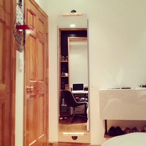 Wall Mounted Swivel Mirror by cushdesignstudio on Etsy