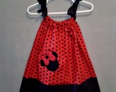 Pillowcase Style Sundress with Minnie Mouse Applique18M