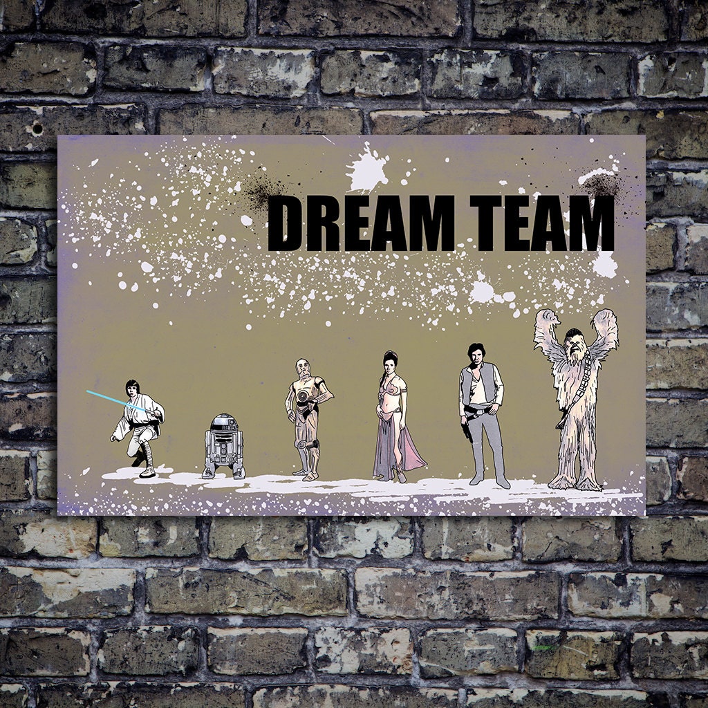 Star Wars Dream Team poster geekery