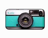 vintage camera, vintage camera iphone 5 case, camera, retro camera, turquise, teal