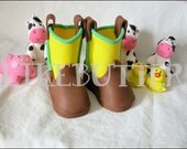 Edible Fondant Baby Cowboy Boots Cake Toppers Il_170x135