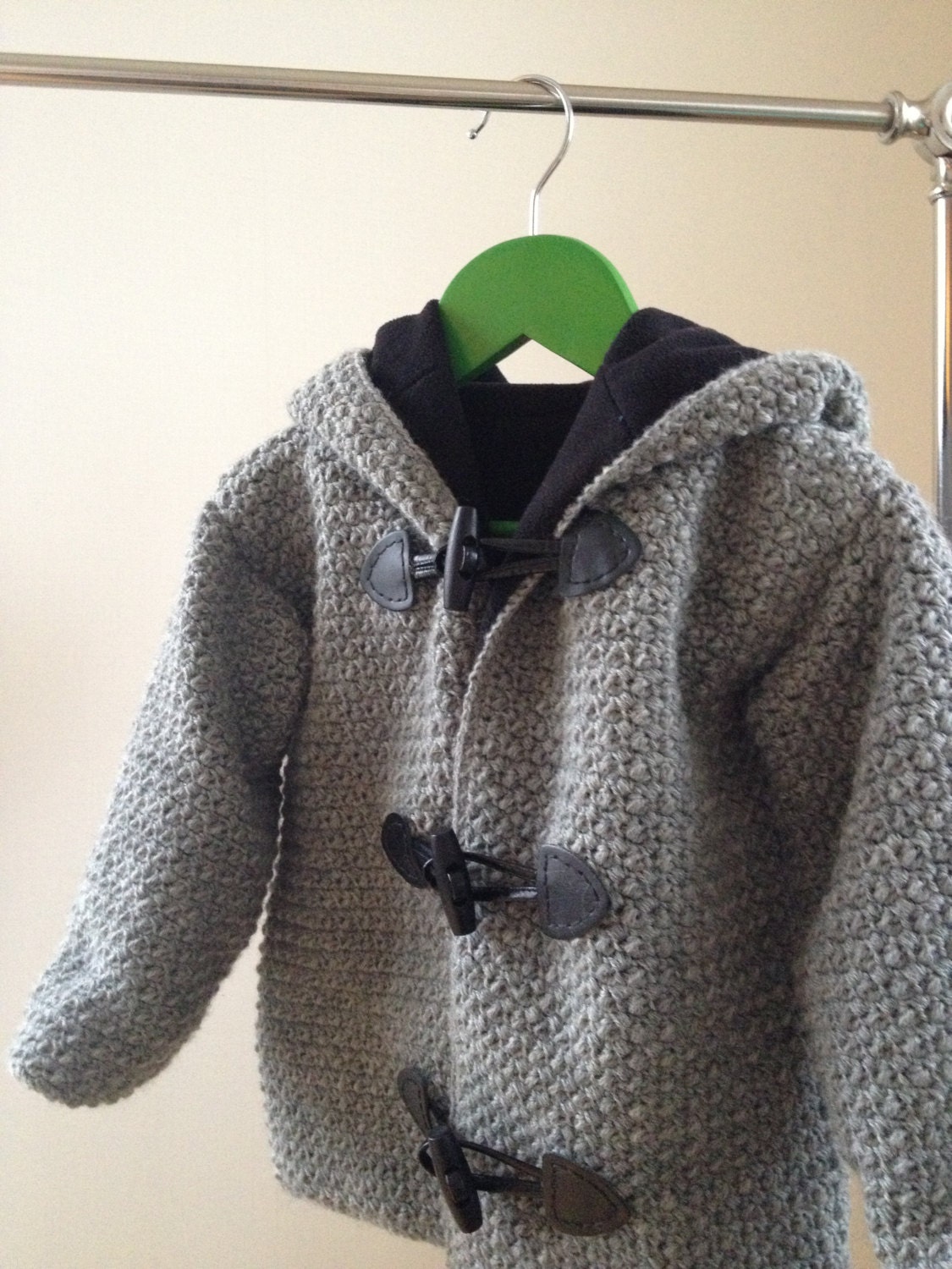 Crochet pattern duffel coat