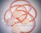 Rose Gold Pavé Hamsa Bracelet