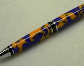 Blue and Orange Cigar Pen
