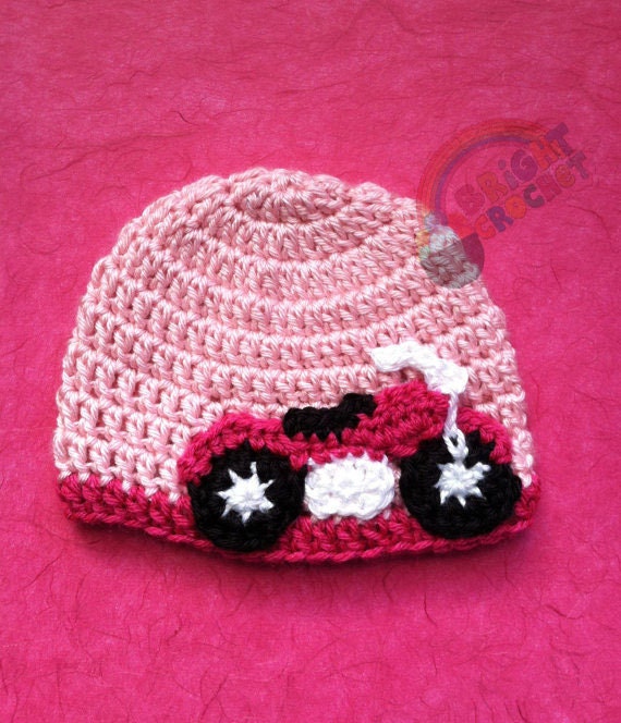 Baby Motorcycle Crochet Hat