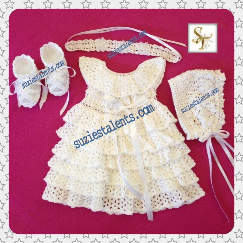 Vestido Bautizo Ni A Crochet Imagui