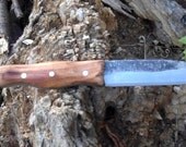 Free Shipping - Made to order - Woodlore - Bushcraft Knife - Drop Point Knife - Hunting Knife - Camp Knife - Full tang Knife