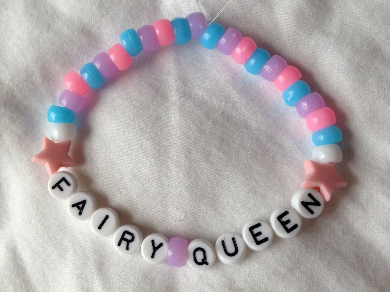 FAIRY QUEEN Bracelet - Pastel Star Beads