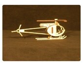 Laser-Cut Wooden Mini Helo Kit