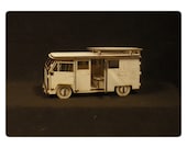 Laser-Cut Wooden VW Micro Bus Kit
