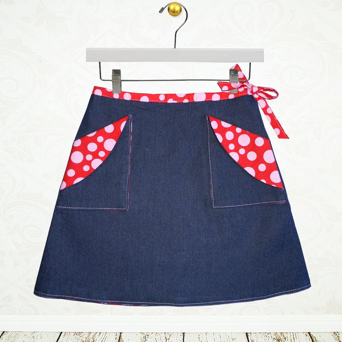 Children sewing pattern PDF, Girls skirt pattern, Wrap skirt pattern, Girls dress pattern, Easy beginner, Madison Skirt