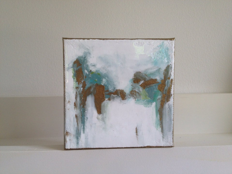 5x5 Blue/Green Abstract II