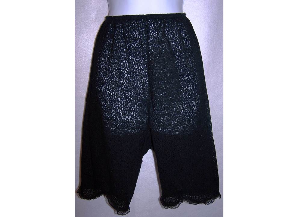 Black Lace bloomers by Carol Brent    panties underwear lingerie knickers