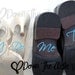 Something Blue I Do Me Too Vinyl Shoe Decal - Down The Aisle Vinyl