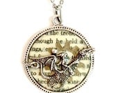 Train Your Dragon Necklace antique silver Handmade Graduation Gift Free US Shipping