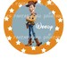 Woody Toy Story Circle Your Name Personalized DIY Printable Iron Transfer childrens favorite