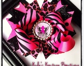 Pink Rocks Breast Cancer OTT Bow Breast Cancer Boutique Bow