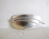 Fabulous Ed Levin Sterling Silver and 14K Gold Brooch - Birthdays, Mothers Day or ANY Special Occasion jewelry