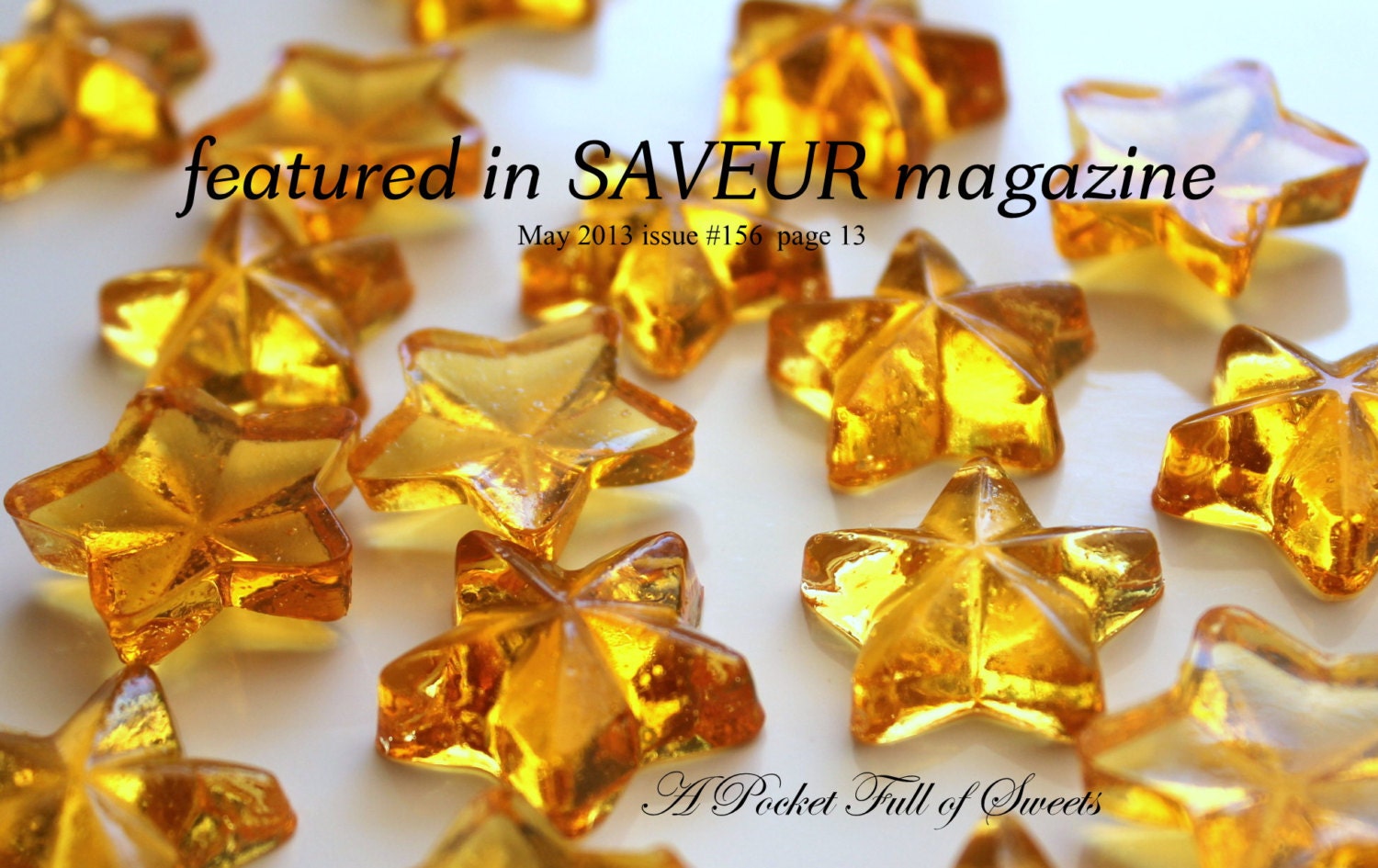 5.5 oz Old Fashioned Barley Sugar Candy ALL Natural STAR Shaped Candy Edible Sugar Stars