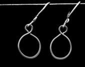 Knot Earring Infinity silver jewelry stud metal jewelry dangle handmade Friendship nautical Luxe style
