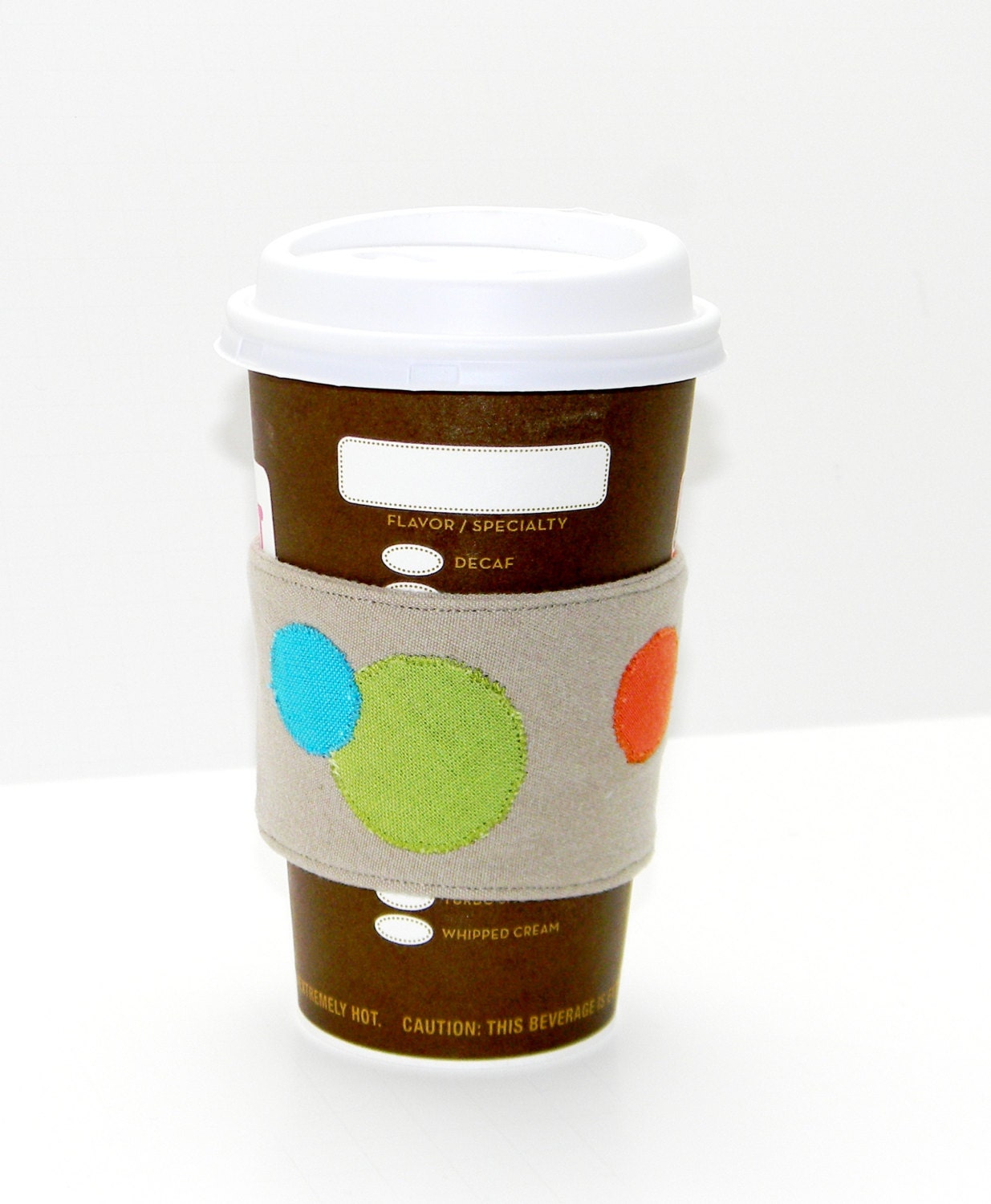 Polka Dot Cup Cozy