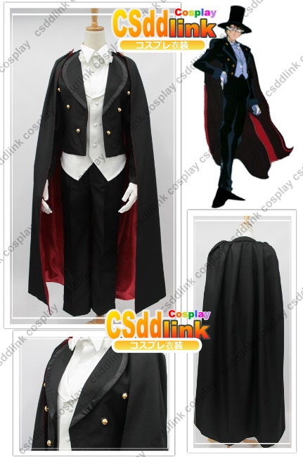 Sailor Moon Tuxedo Mask Chiba Mamoru Cosplay Costume