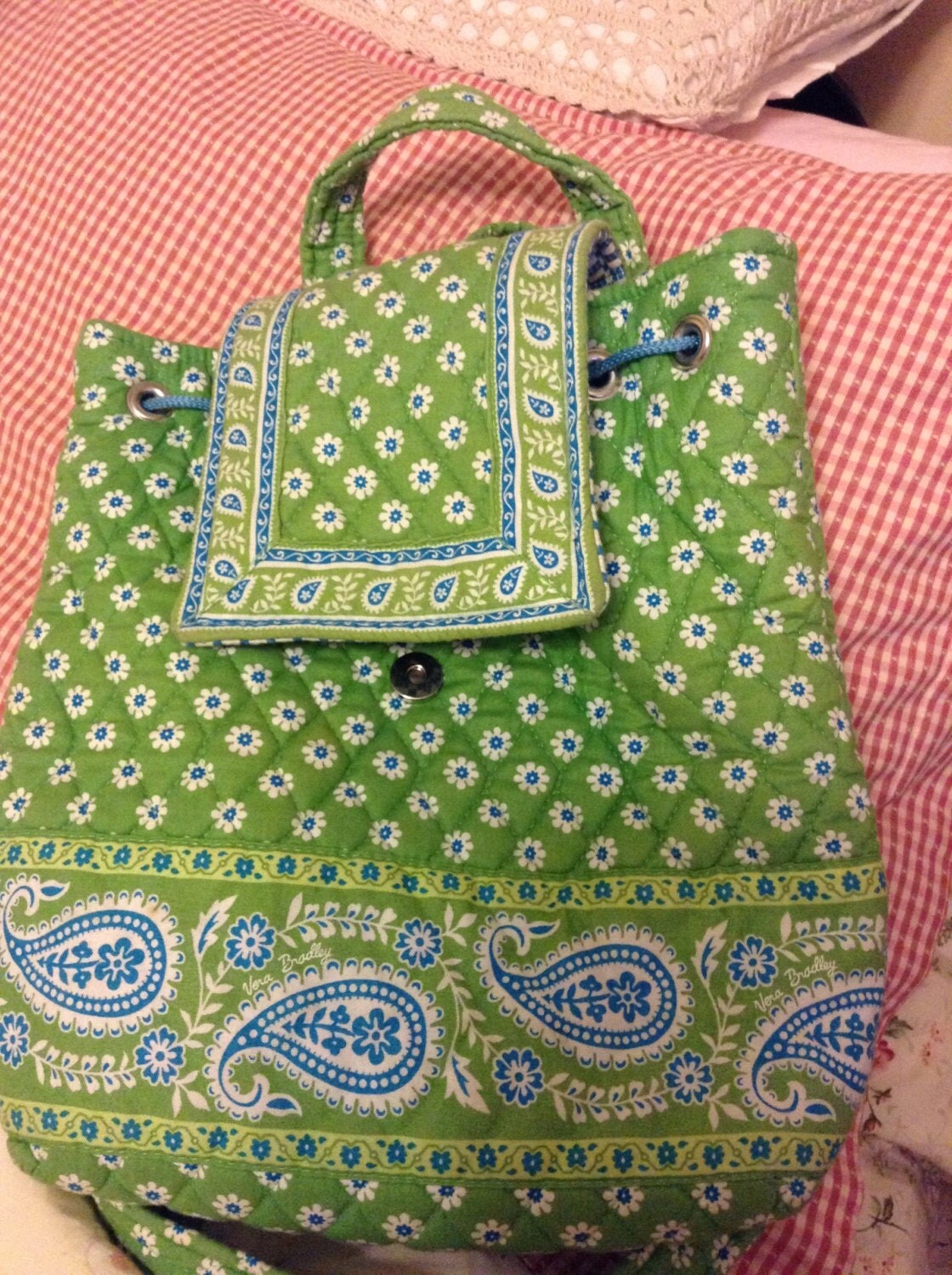 Vera Bradley RETIRED Apple Green Pattern by FrenchCountryGirl