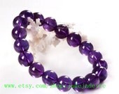Free Shipping - NATURAL Amethyst Tibetan Meditation Yoga Prayer Beads charm bracelet